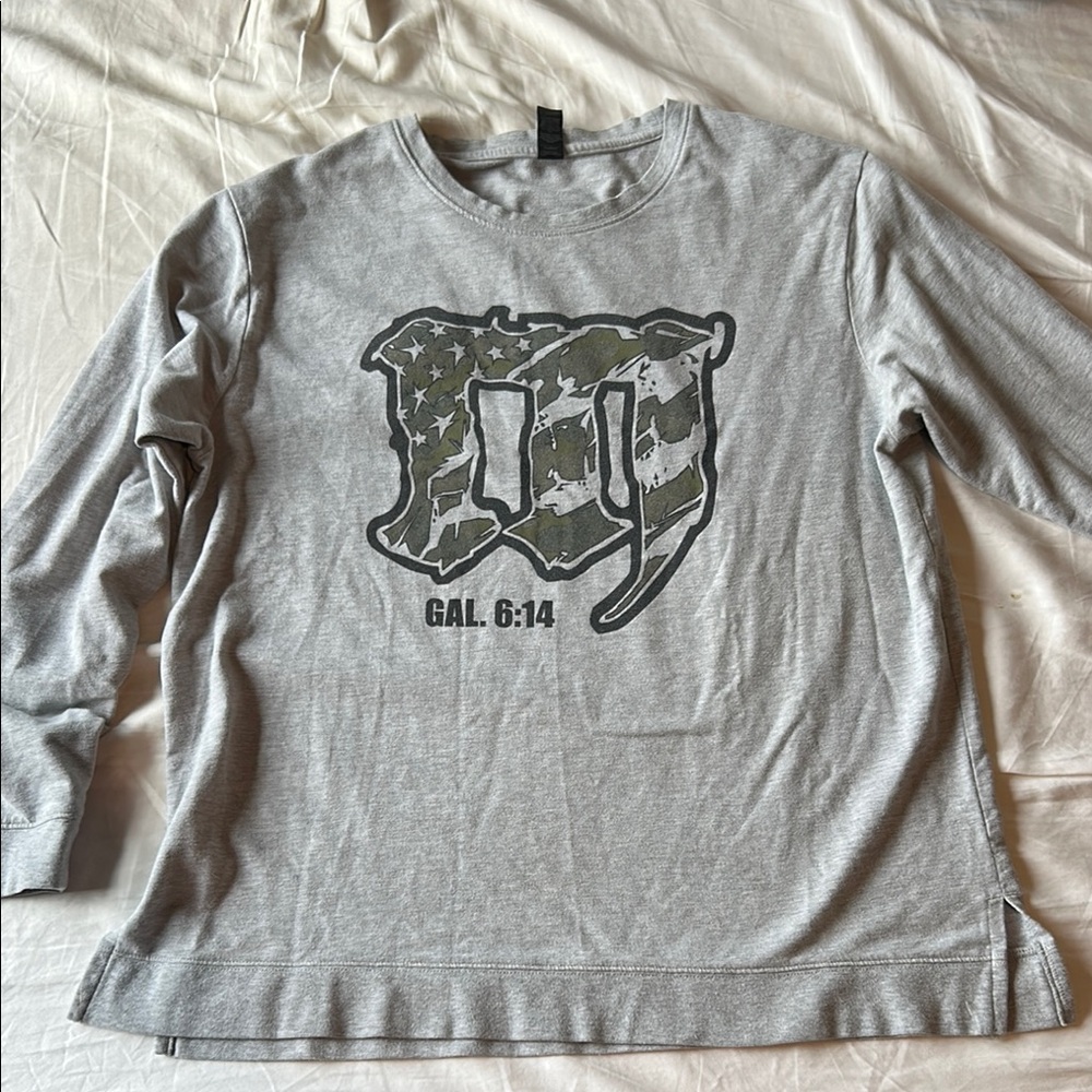 Gray CrossFit Mayhem Light Sweatshirt Large